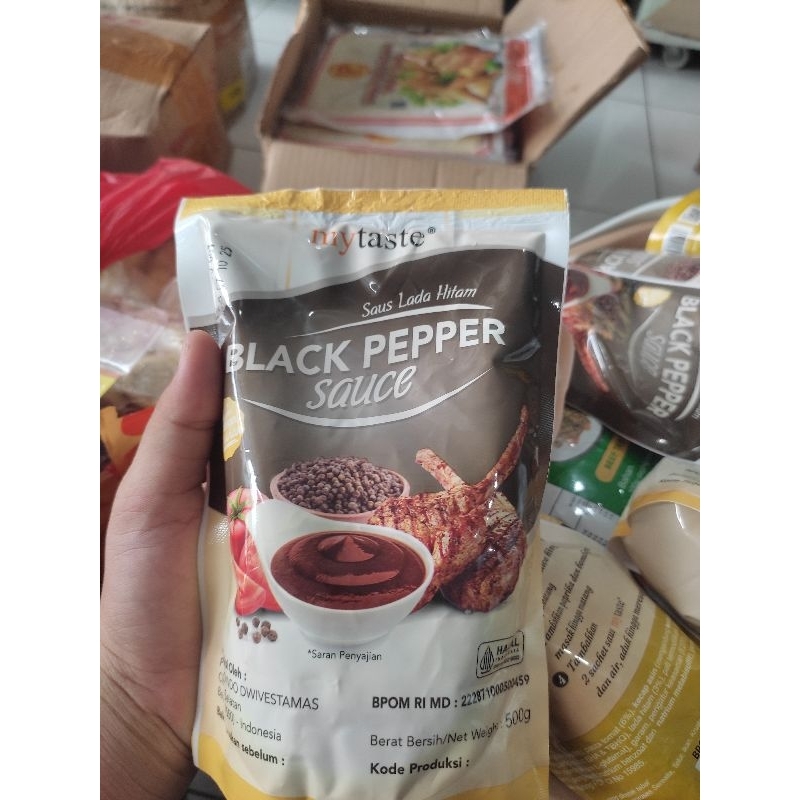 

MyTaste sauce lada hitam 500gr
