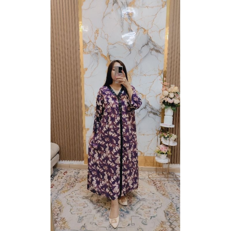 Midi Abaya / Midi Kekinian / Midi Rayon / Gamis Rayon / Gamis Midi / Daster Panjang / Daster Gamis /