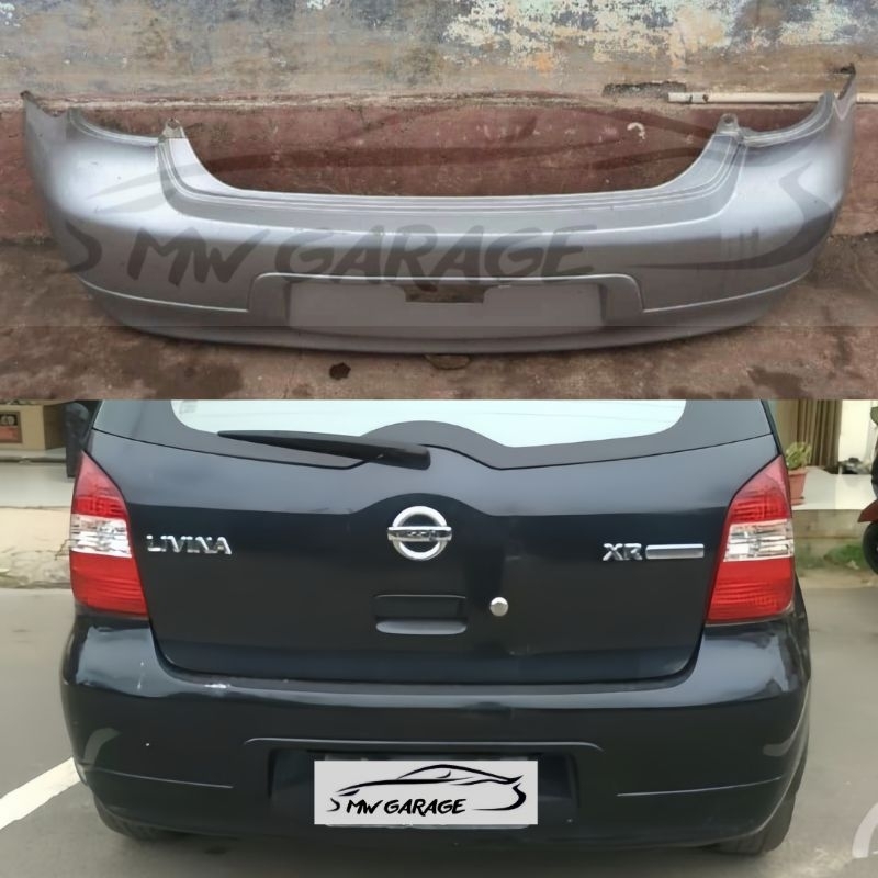 Bumper Belakang Grand Livina XV XR 2007 2008 2009 2010 2011 2012 Original