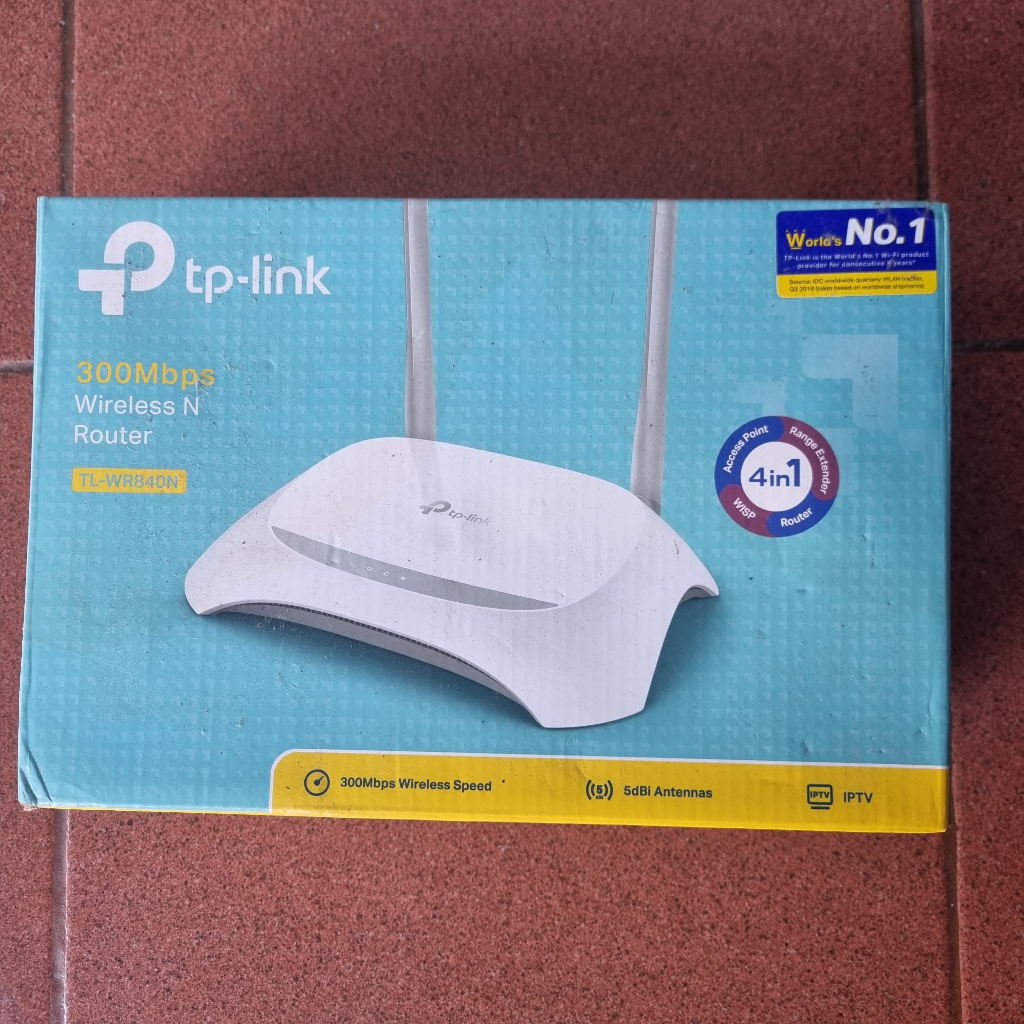 Tp-link TL-WR840N + Xiaomi Mi WiFi Range Extender Pro Second Bekas