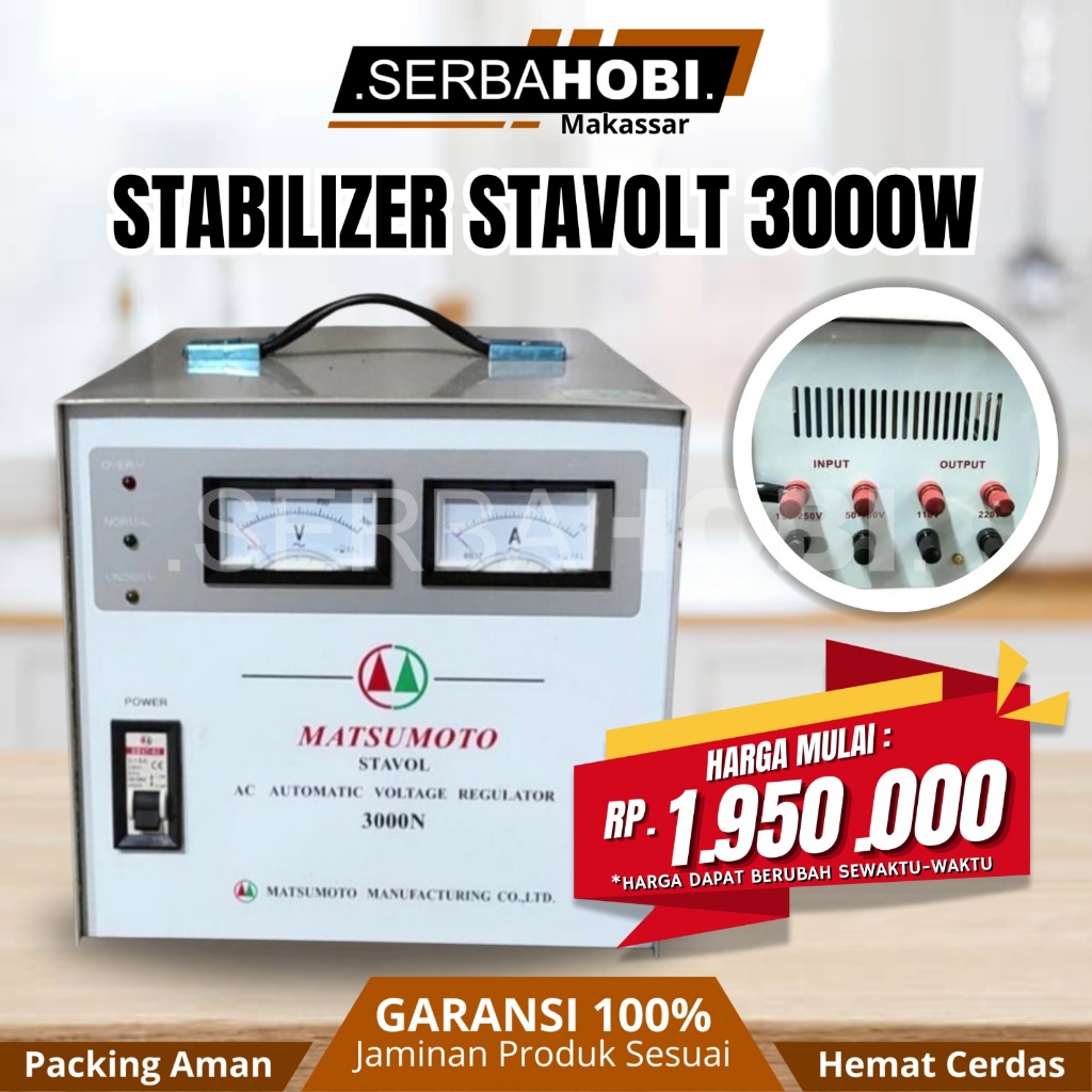 Stabilizer Stavolt Matsumoto 3000 Watt