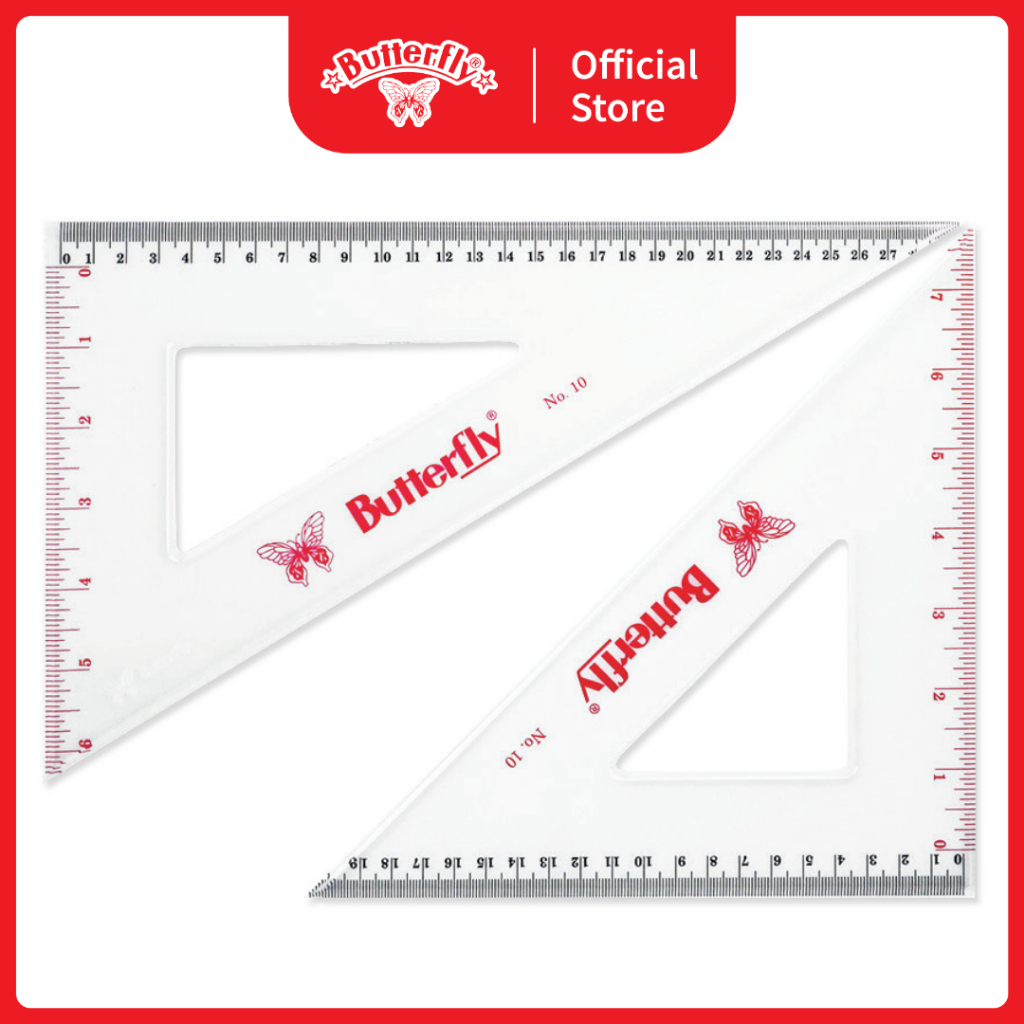 

Butterfly Set Penggaris Segitiga No. 10 / BT - No. 10