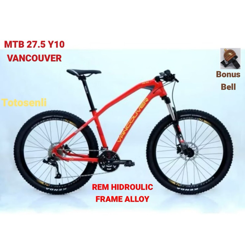 sepeda gunung police vancouver y10 mtb 27.5 inch