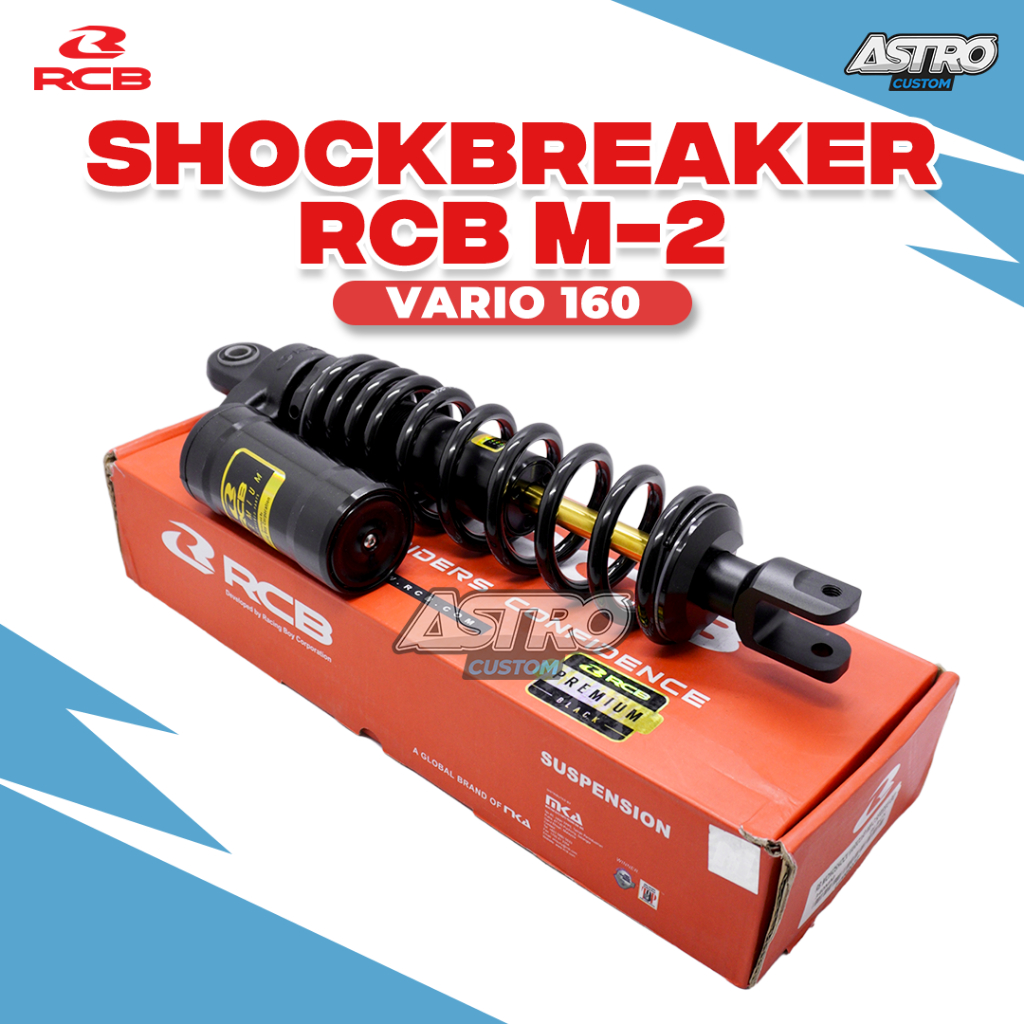 RCB Monoshock Vario 160 340MM MB-2 Series Shockbreaker Shock Belakang Tabung Racing Astrocustom