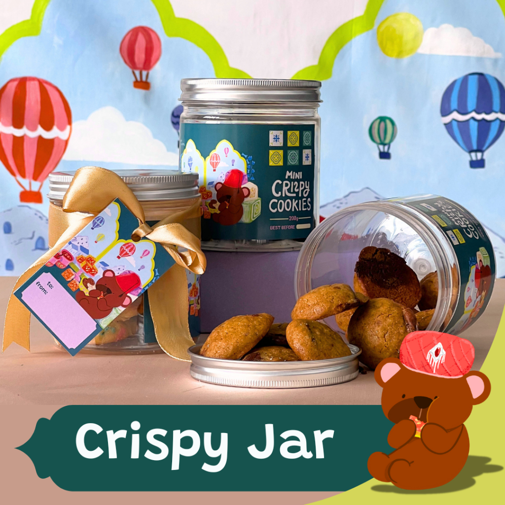 

RAMADAN COOKIE JAR GIFT SET Hampers Idul Fitri Kado Kue Kering Toples