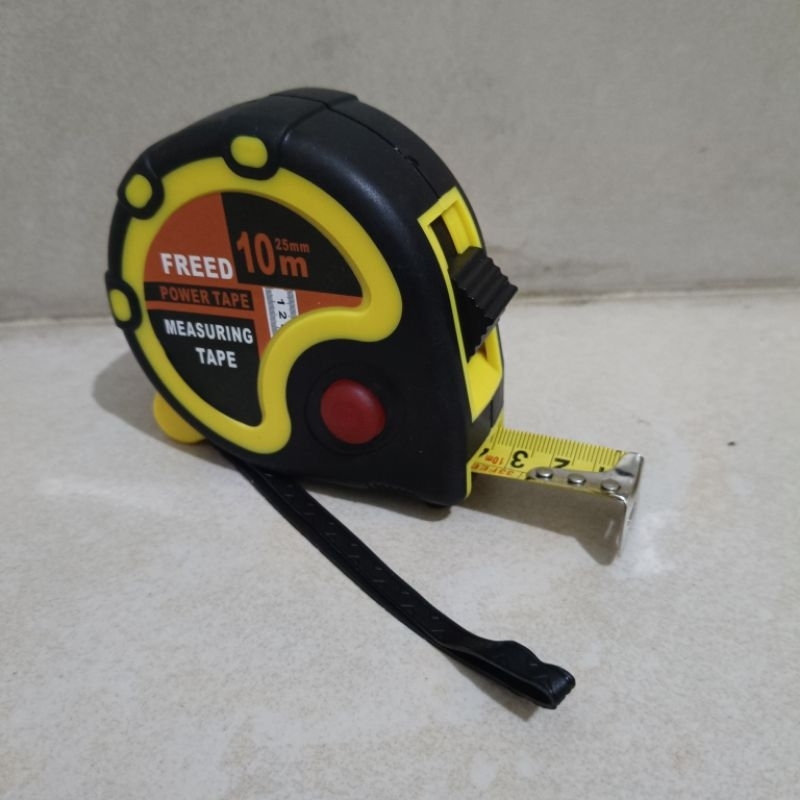 METERAN 10 METER BERKUALITAS meteran tukang 10m