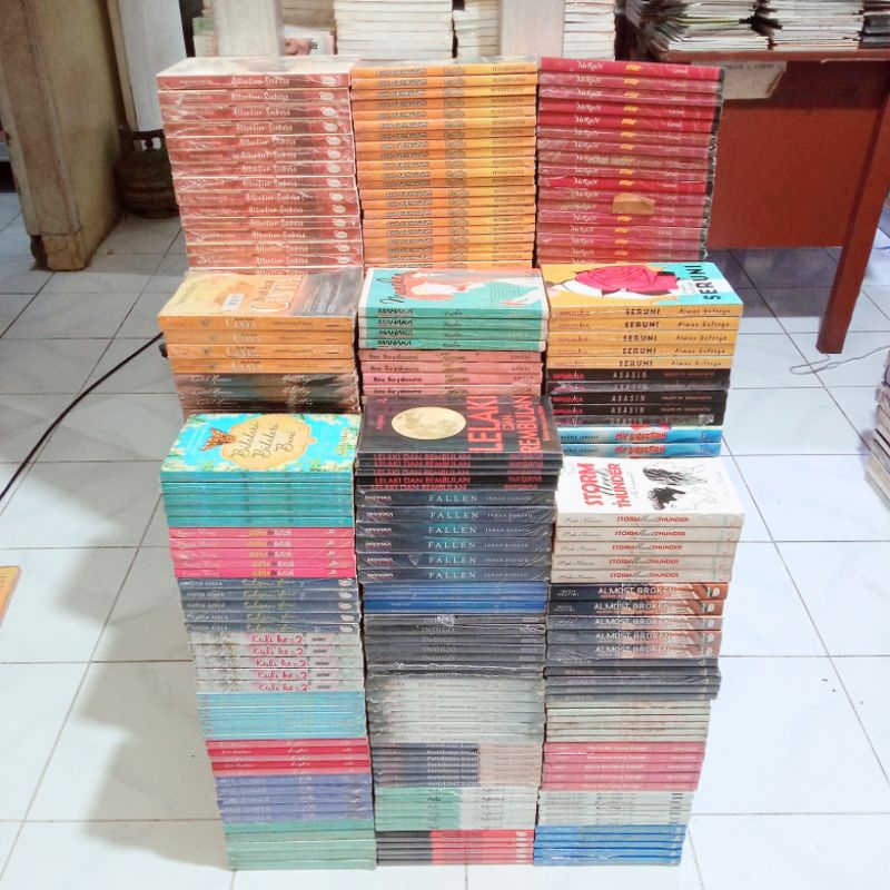 OBRAL BUKU ORIGINAL / NOVEL MURAH / NOVEL REMAJA / JUDUL ACAK / BUKU RANDOM / BUKU CABUTAN