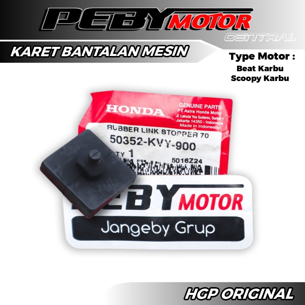 Karet Bantalan Mesin Beat Scoopy Karbu ORIGINAL Resmi HGP 50352KVY