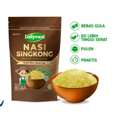 

Dailymeal - Nasi Jagung nasi singkong Pouch 500 Gram - Corn Rice