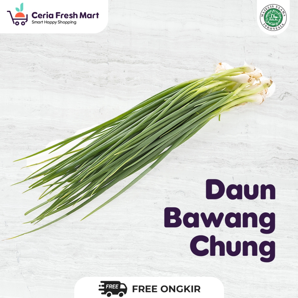 

DAUN BAWANG CHUNG | DAUN BAWANG FRESH | PENYEDAP MASAKAN 250 GR