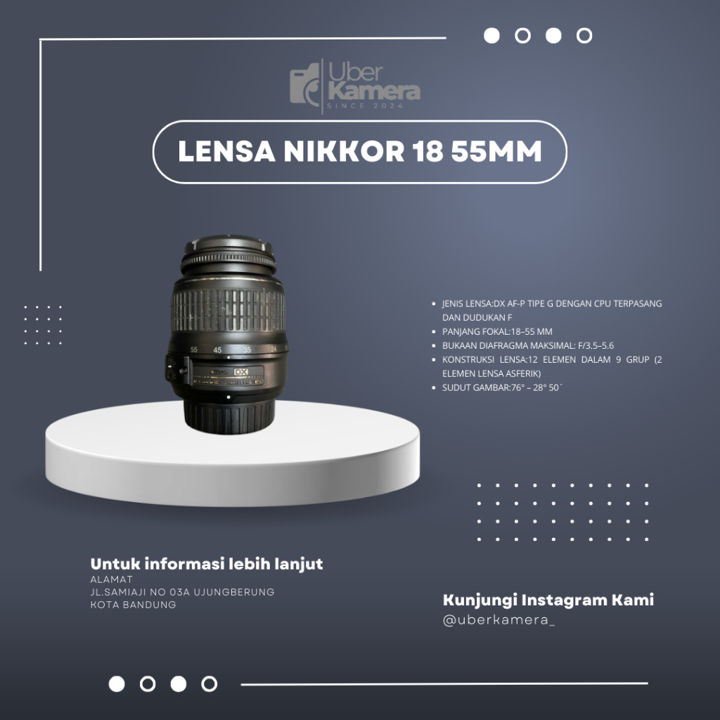 Lensa Nikkor 18 55mm