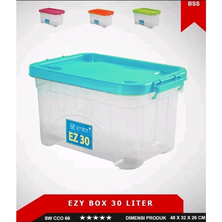Container Box - Ezy Box 30 Liter - Box Penyimpanan - Box Container