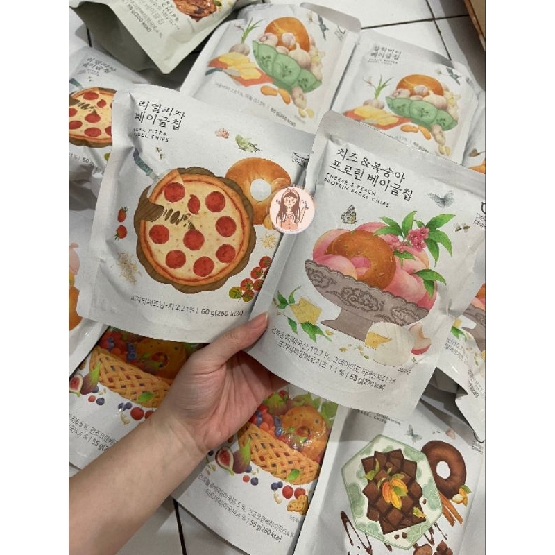 

READY DELIGHT PROJECT KOREA SNACK DIET BAGEL CHIPS | PRETZEL | BROWNIES