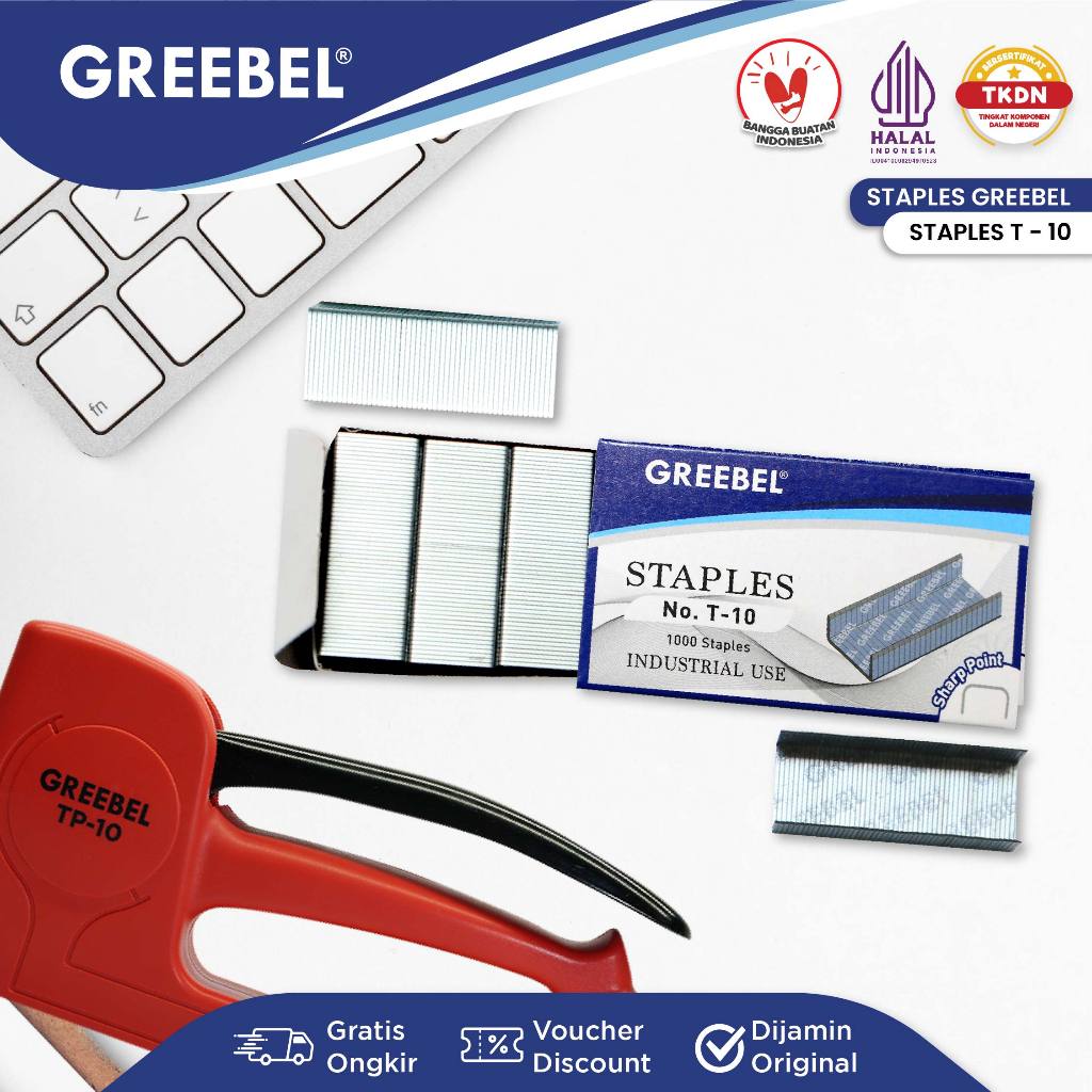 

GREEBEL Isi Staples Refil / Isi Staples Hekter Greebel T-10