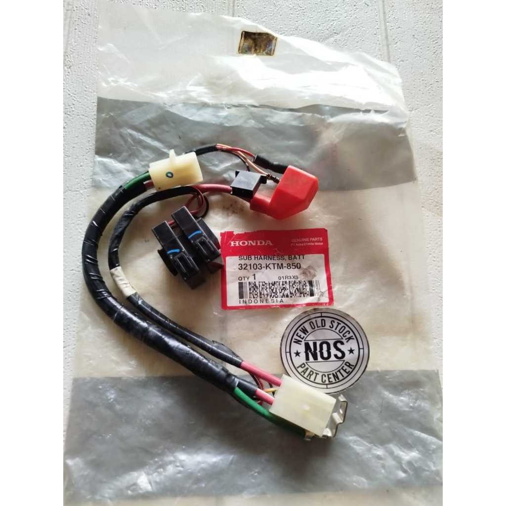 KABEL COP KOP AKI ACCU BATERAI HONDA SUPRA X 125 FI INJEKSI 2007 2014 ORIGINAL ORISINIL ORI ASLI AHM
