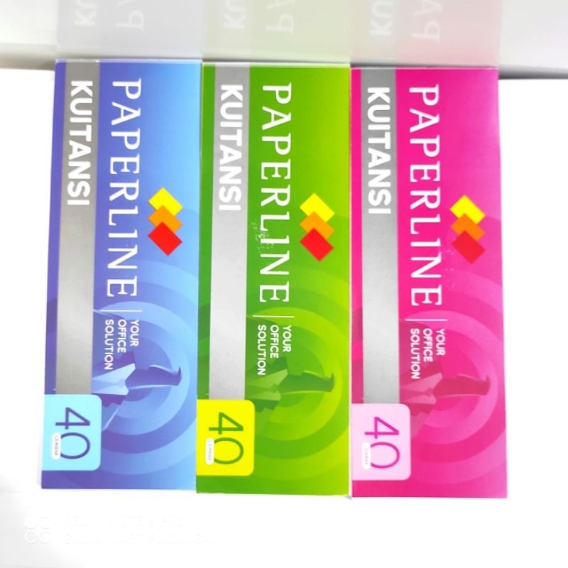 

Paperline kwitansi kuitansi 40 lembar PPLKT40M