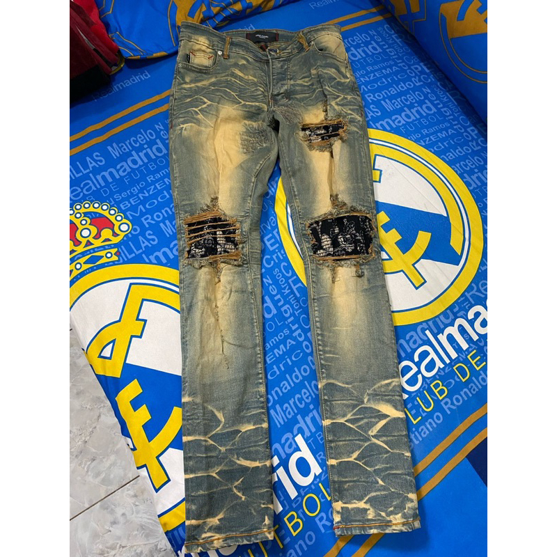 M1 Tri Batik - Vintage Blue - Celana Jeans