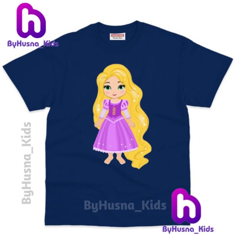 BAJU ANAK KAOS ANAK PRINCESS RAPUNSEL RAPUNZEL ATASAN ANAK PEREMPUAN CEWE