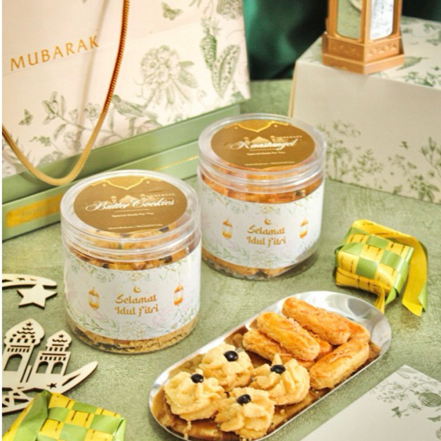 

HAMPERS Lebaran Idul Fitri Ramadhan EID Kue Kering Kastangel Mawar Butter Cookies 400ml