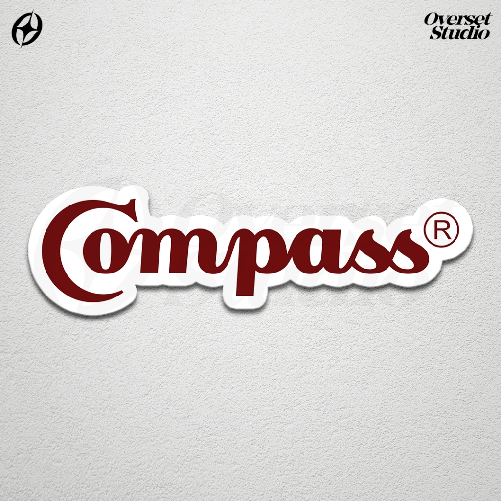 

(GRATIS ONGKIR & COD) Stiker Sticker Compass / Stiker Lokal Brand Distro Compass / Sticker Vinyl Glossy / Sticker Aesthetic / Sticker Band / Stiker Brand Lokal / Stiker Satuan / Sticker Custom / Sticker Helm / Stiker Tumbler / Stiker Anti Air