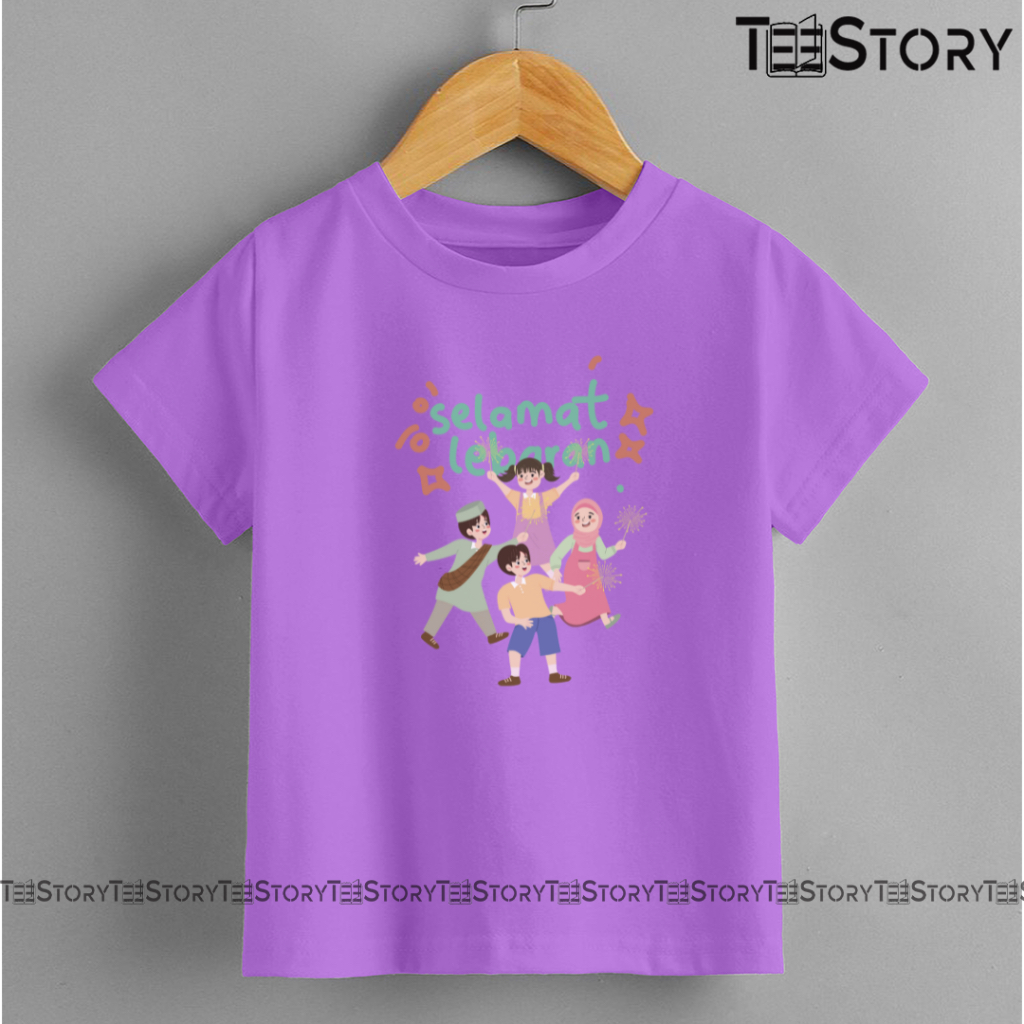 KAOS ANAK LEBARAN KEMBANG API LUCU LEBARAN IDUL FITRI LUCU KIDS T-SHIRT FASHION CEWEK COWOK PEREMPUA