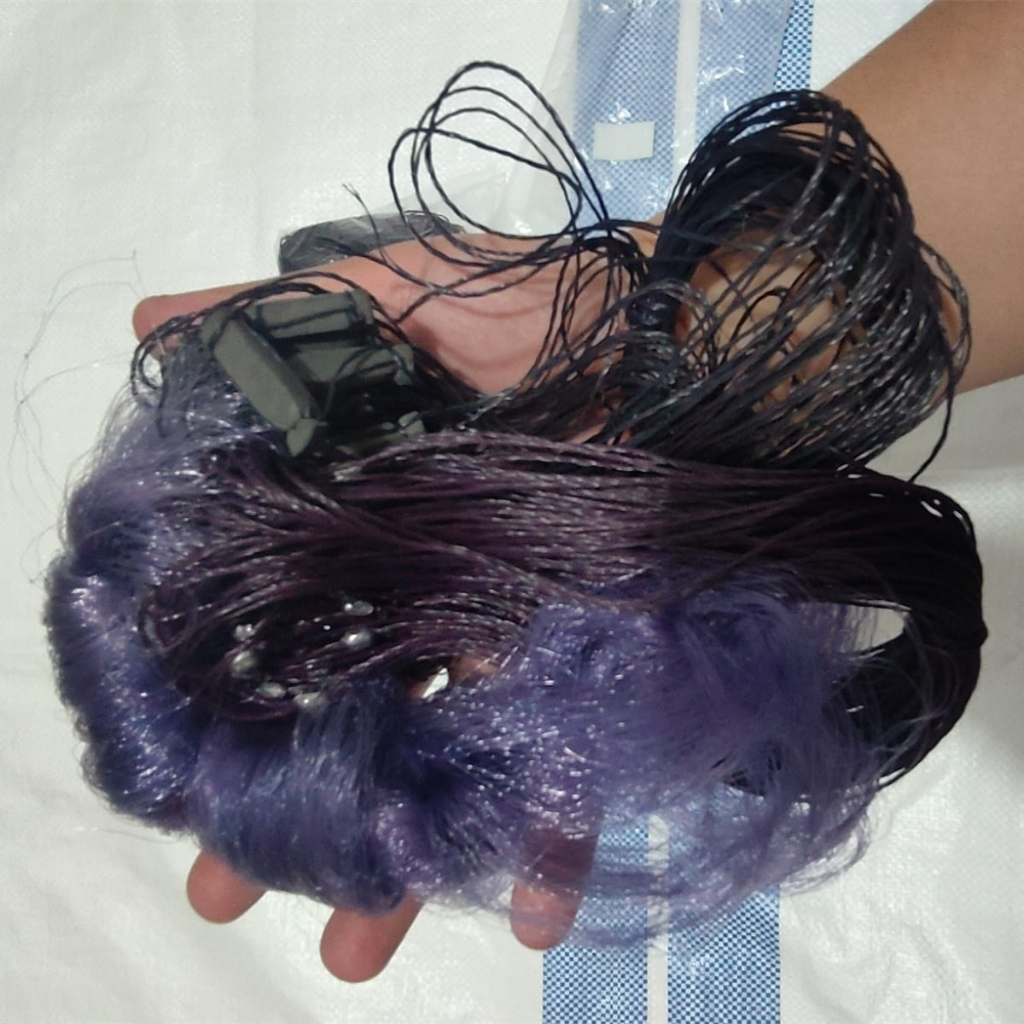 JARING IKAN UNGU JARING Jaring ikan siap pakai tinggi 1,5 m x 15 panjang SENAR 0.15MM