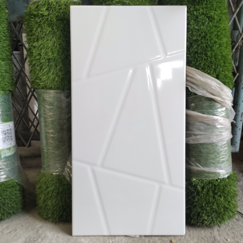 Terlaris Keramik Dinding 30X60 Putih Motif Bata (Glossy)/ Keramik Dinding Putih/ Keramik Dinding