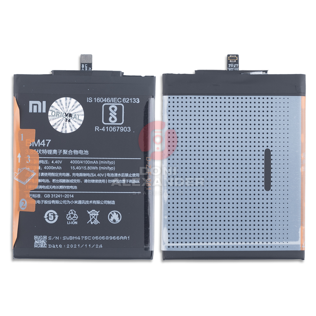 BATERAI BATRE XIAOMI REDMI 1S BM41/ REDMI 2 BM44/ REDMI 3 4X BM47/ 4 BN42/ 4 PRO PRIME BN40/ REDMI 4