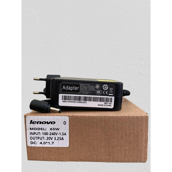 [LENOVO 3.25A DC 4.0x1.7] - Charger Laptop Lenovo IdeaPad Flex 5 1570 1470 Adaptor Lenovo 20V 3.25A 