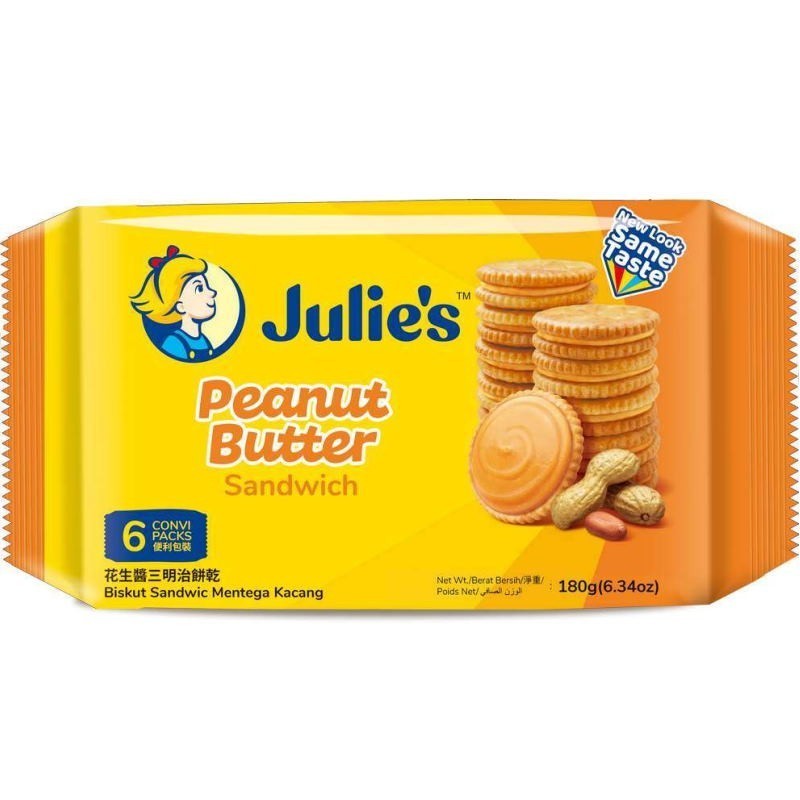 

JULIE'S PEANUT BUTTER SANDWICH 180G