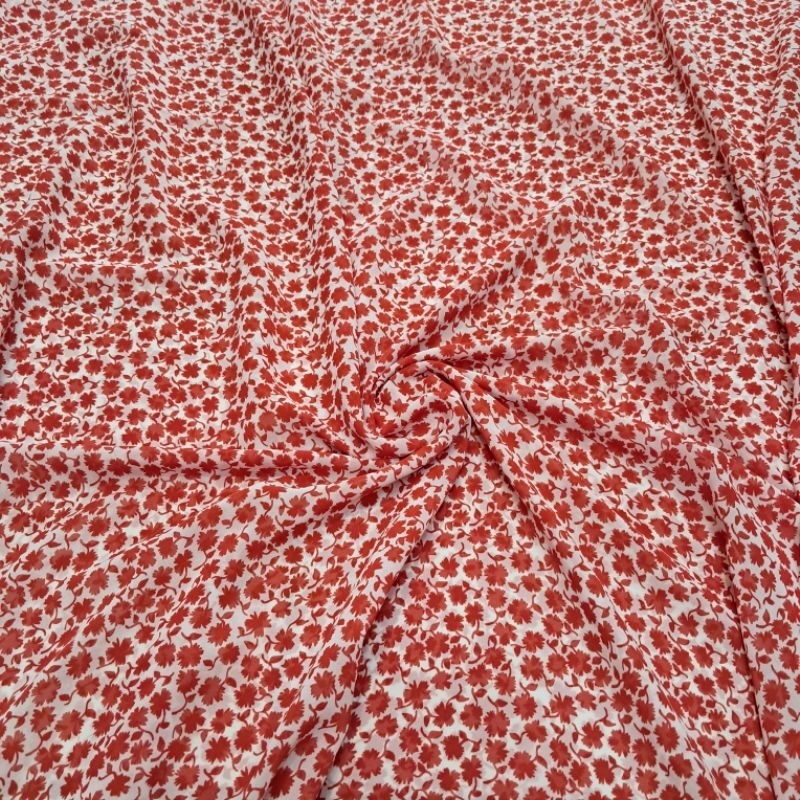 KAIN ceruty babydol premium motif - kain ceruti premium motif bunga - kain ceruti babydol motif bung