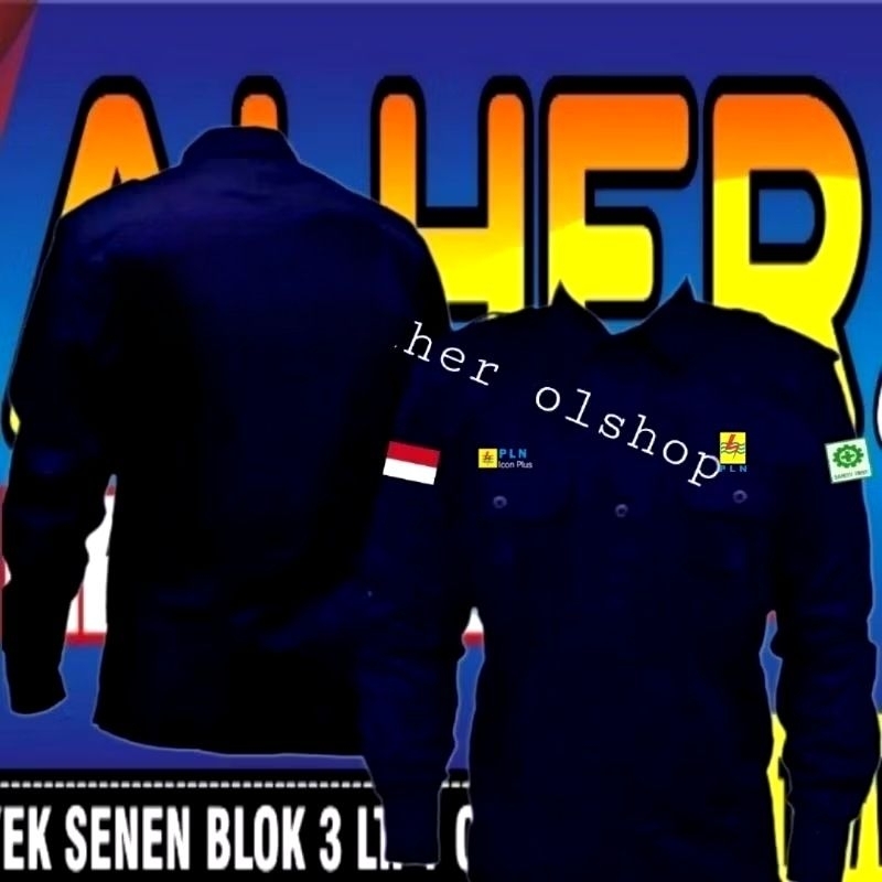 kemeja icon plus baju icon plus seragam icon plus Pdh icon plus kemeja PLN baju PLN seragam PLN pdh 