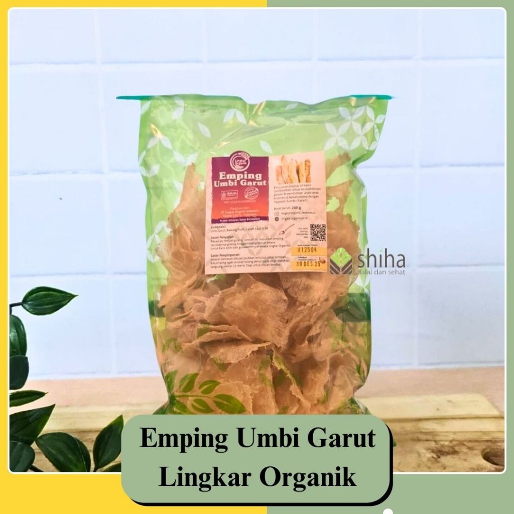 

SHIHA - Emping Umbi Garut organik 200gr | lingkar organik