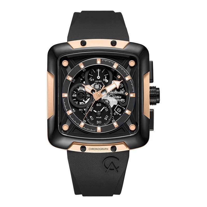 Alexandre Christie jam tangan pria AC 3039 original