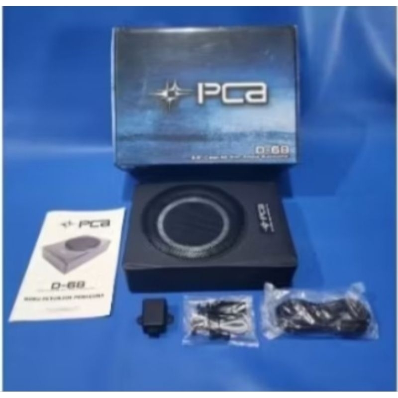 Subwoofer mobil kolong jok aktif pca D-108 300 watts