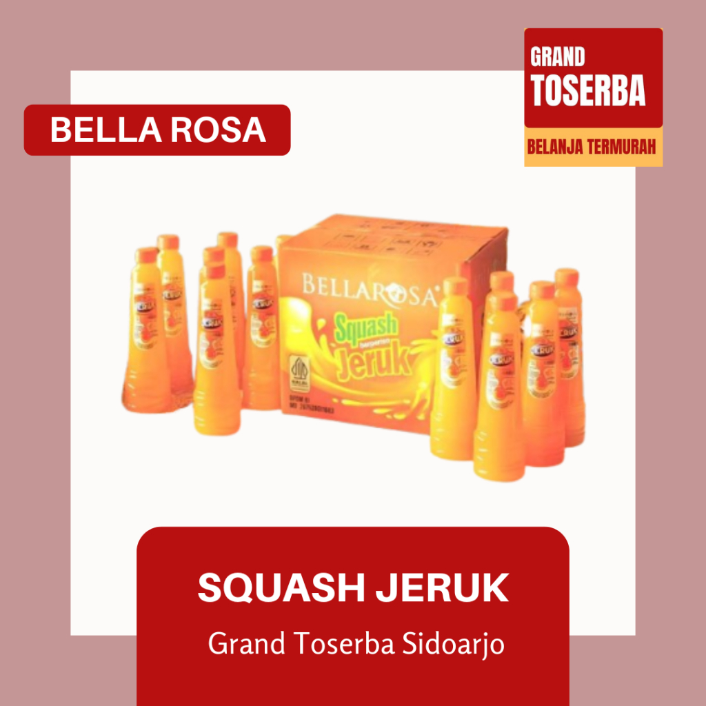 

BELLAROSA SQUASH JERUK 500ML / SIRUP RASA JERUK BINGKISAN LEBARAN