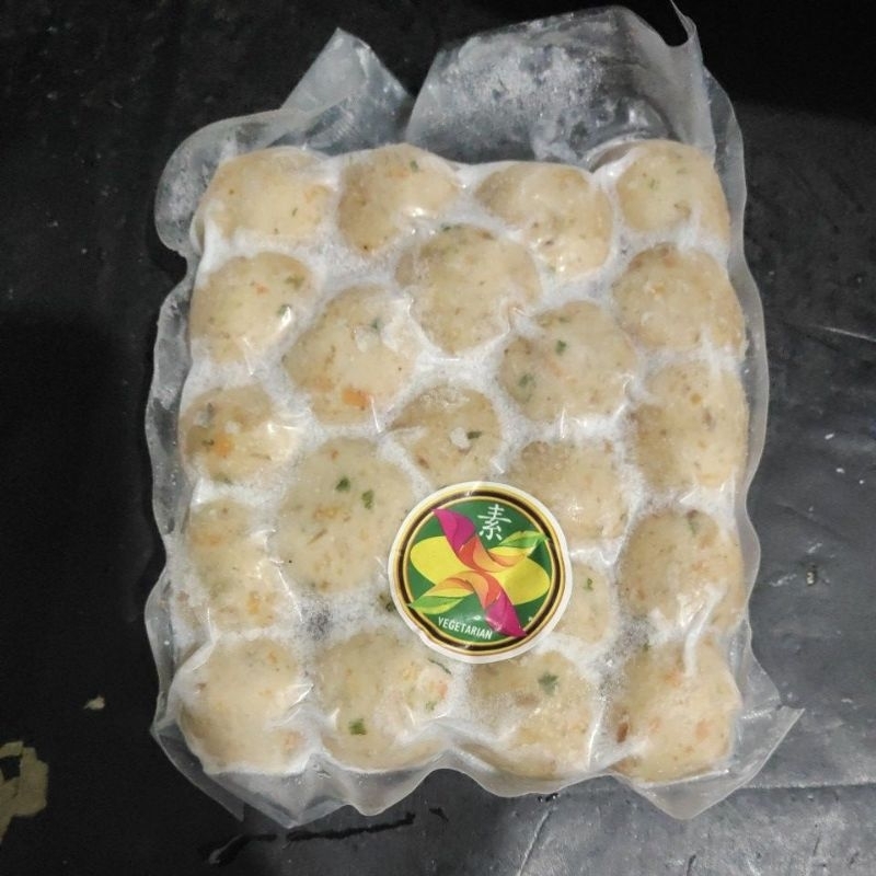 

bakso sayur kecil vegetarian home made