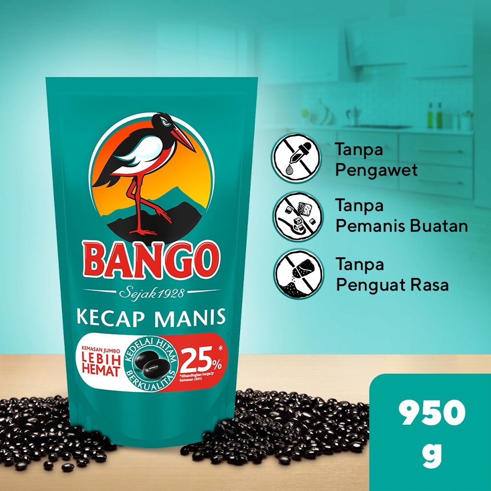 

Bango Kecap Manis Refill 1000gr/735ml