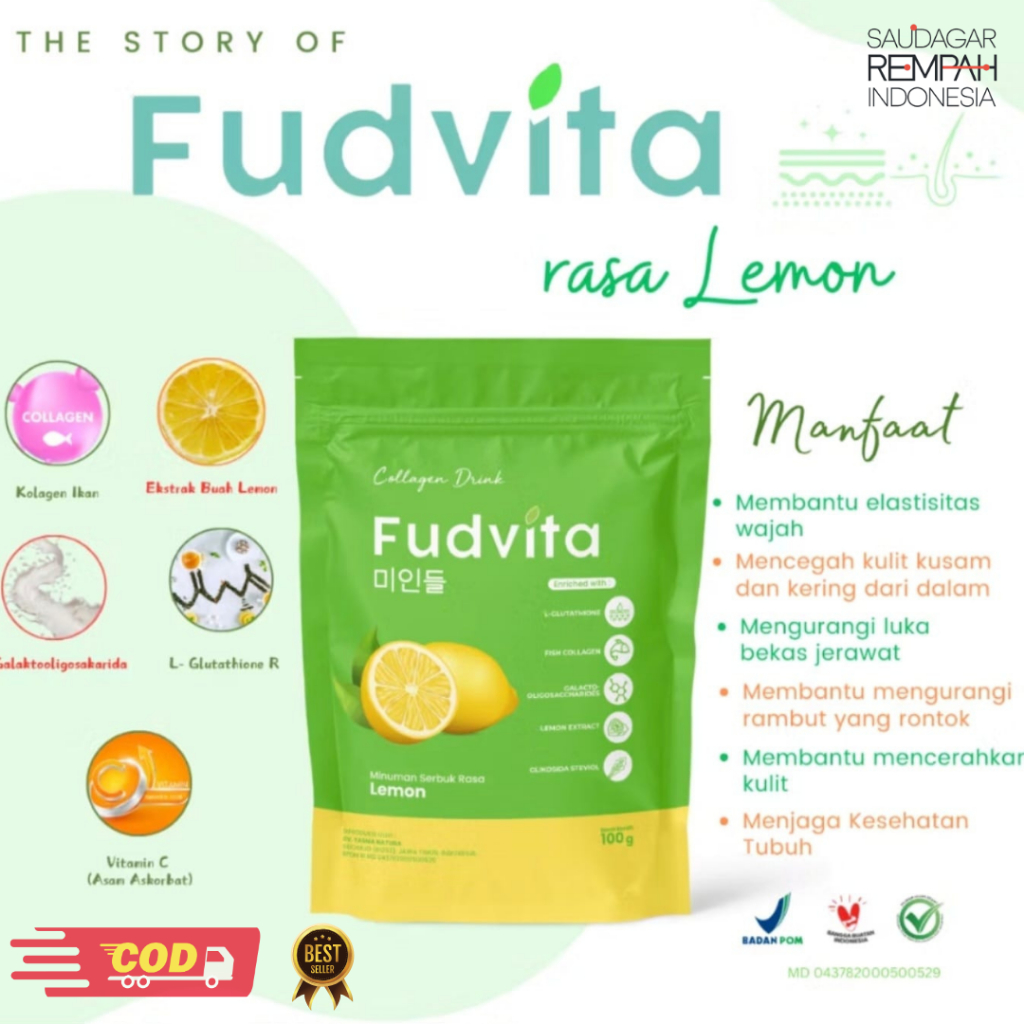 

Fudvita Minuman Serbuk Rasa Lemon 100g