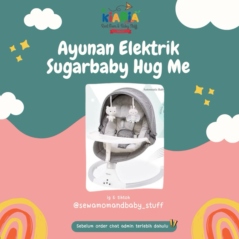 Sewa Ayunan Elektrik Bouncer Sugarbaby Hug Me