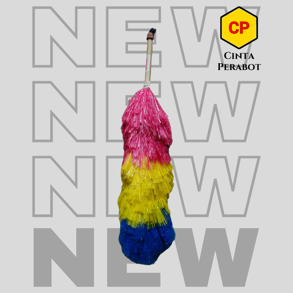 Kemoceng Rafia Plastik/  Kemoceng Warna warni