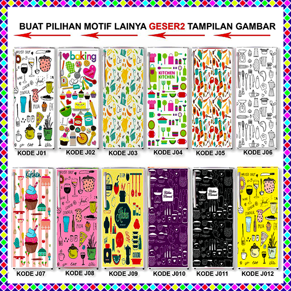 Stiker  Kulkas 1 Pintu  Karakter Kitchen