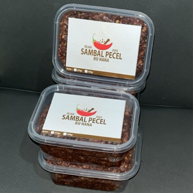 

SAMBAL PECEL BU HANA ASLI MADIUN 100% KACANG