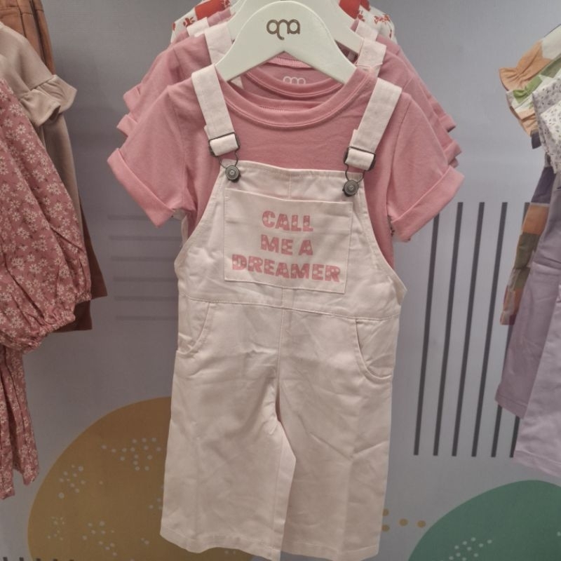 Qna Baju Overall Setelan Celana Anak Perempuan Original