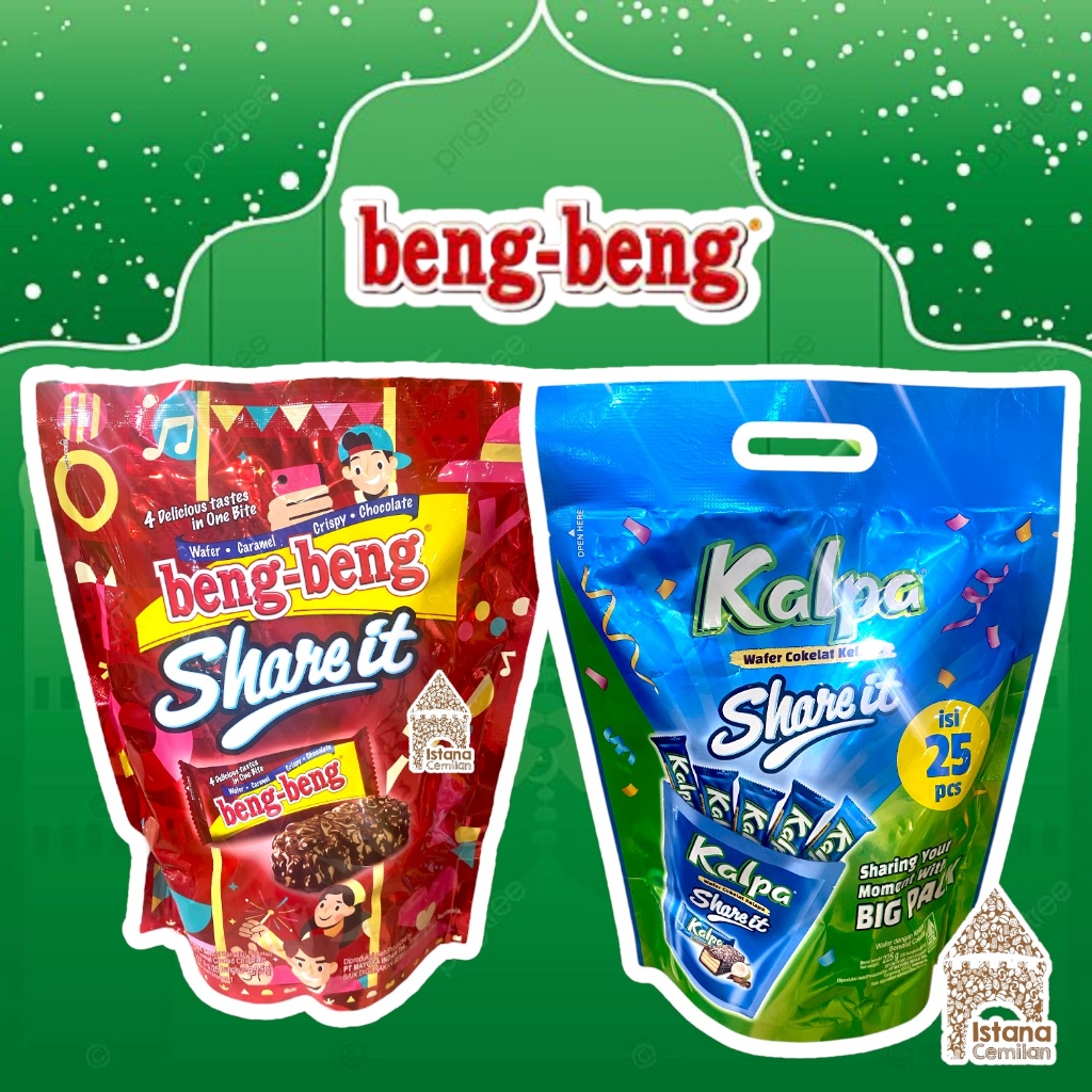 

Beng Beng Share It Cokelat / Kalpa Jumbo FESTIVE Big Share Pack (isi 25 pcs) Lebaran Idul Fitri