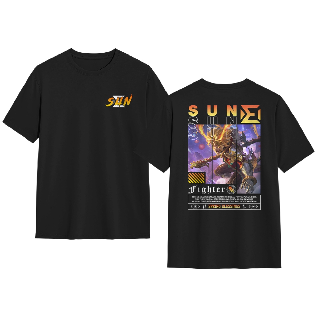 BAJU SKIN SUN IMLEK - KAOS HERO FIGHTER  - KAOS MOBILE LEGENDS - BAJU EXP ML COWOK CEWEK