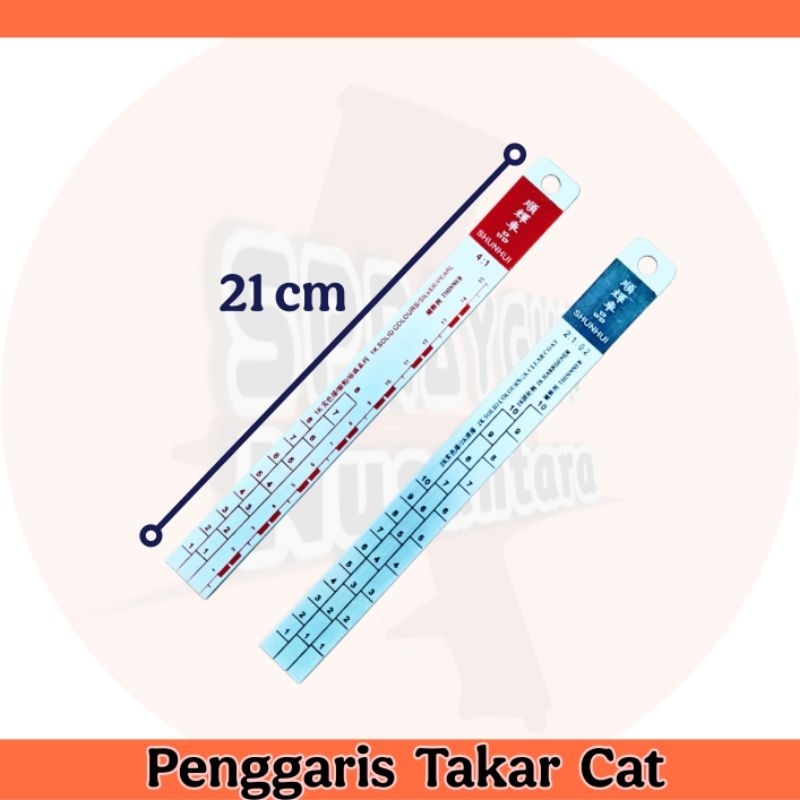 

Penggaris Takar Cat - Paint Mixing Ratio