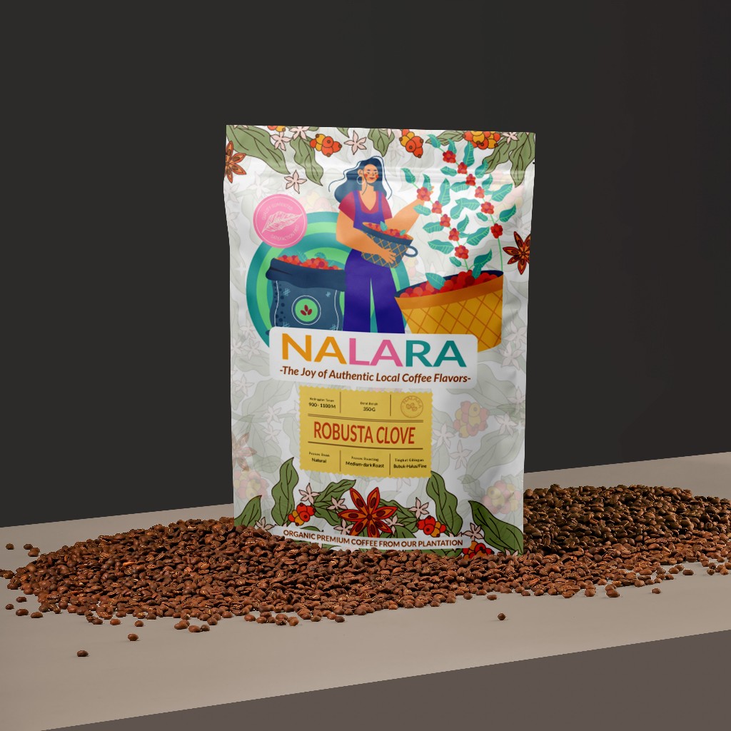 

Kopi Robusta Premium Robusta Clove Nalara Perpaduan Kopi dan Cengkih