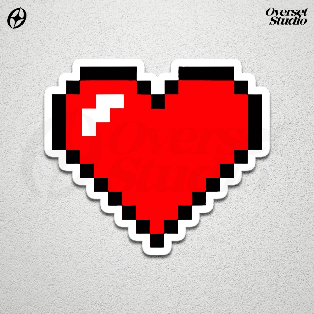 

(GRATIS ONGKIR & COD) Stiker Sticker Pixel Heart / Stiker Aesthetic Heart Lucu / Sticker Vinyl Glossy / Aesthetic Sticker Heart Love / Sticker Hati / Stiker Brand Lokal / Stiker Satuan / Sticker Custom / Sticker Helm / Stiker Tumbler / Stiker Anti Air
