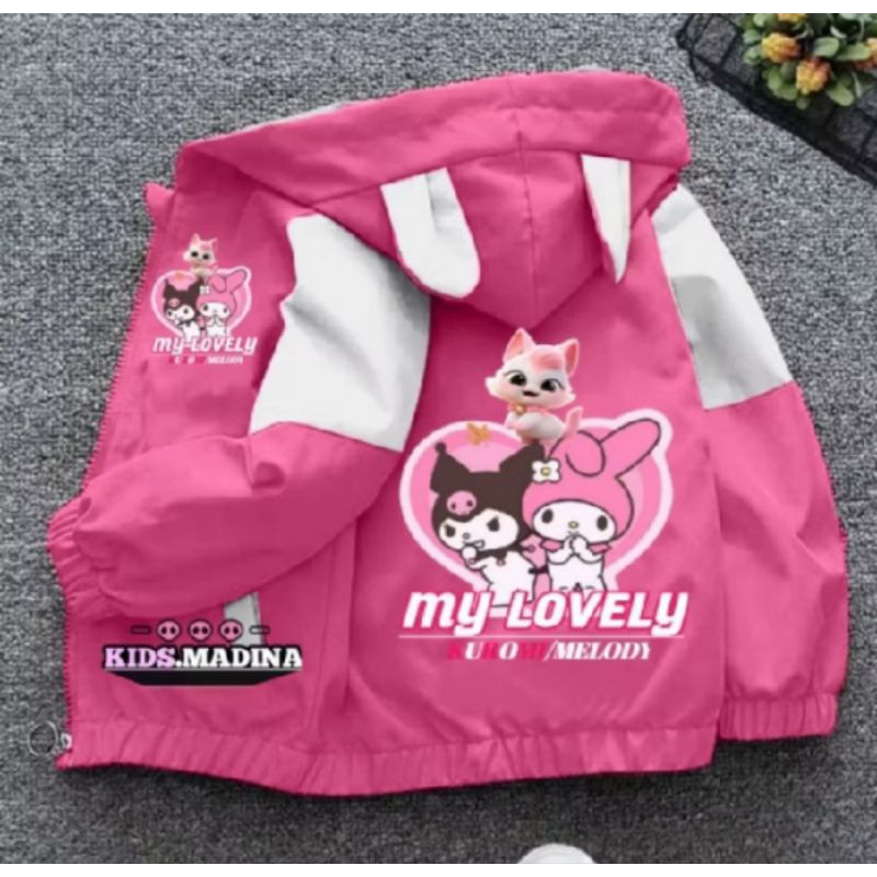 jaket anak bergambar terbaru melody perempuan laki laki berkualitas
